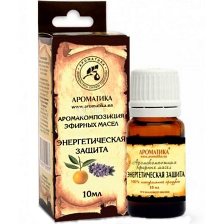 Aromatics, 10 ml, Aromatic composition of essential oils, Energy protection