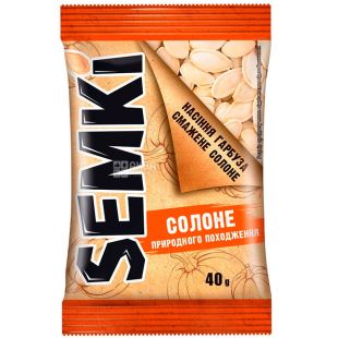  Semki, 40 г, Семечки тыквы, жаренные, соленые