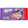 Milka Sensations, 156 г, Печенье с какао, с начинкой и кусочками молочного шоколада