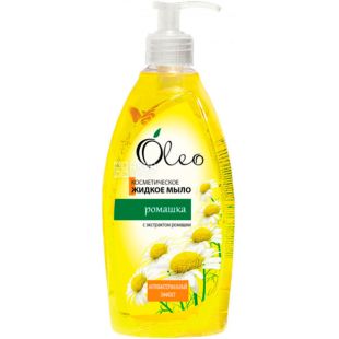 Oleo, 500 мл, Рідке мило Олео, Ромашка, антибактеріальне, запаска