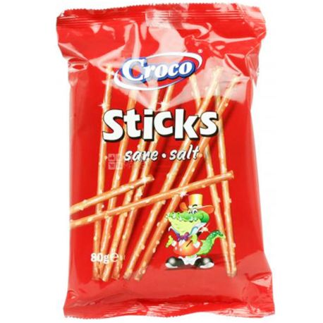 Croco Sticks, 80 г, Соломка солона