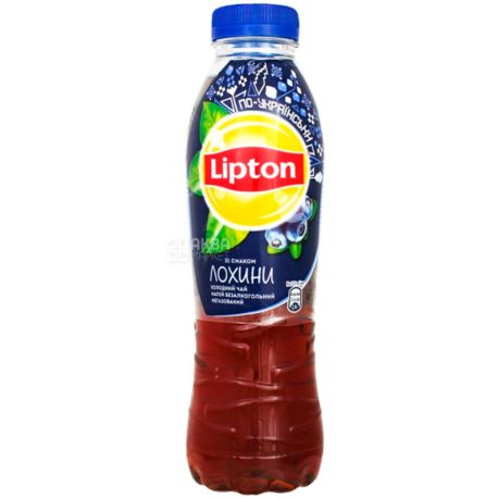 Lipton, 0,5 л, Липтон, Чай холодный, черный, Голубика