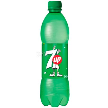 7UP, 0.5 l, seven Up, sweet water, lemon and lime flavored