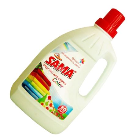 Sama, 1,5 л, Засіб для прання, для кольорових речей
