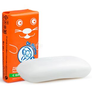 Dr.Mama, 140 г, Детское мыло твердое, без отдушек, забота с первых дней