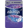 Always Platinum, Night Plus Quatro, 22 шт., Прокладки гигиенические, ночные, 6 капель
