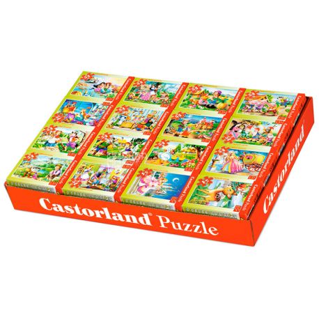Castorland, Пазлы для детей от 5 лет, 54 детали, ассорти