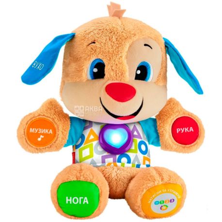 Fisher Price, Іграшка музична, Розумне цуценя, для дітей від 6 місяців