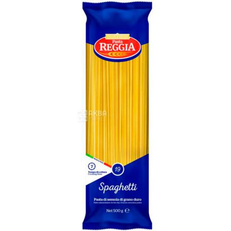 Pasta Reggia, Spaghetti № 19, 500 г, Макарони Паста реггіа, Спагеті
