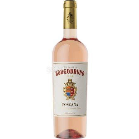 Borgobruno Toscana, Вино рожеве напівсухе, 0,75л