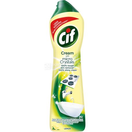 Cif, 750 мл, Крем для чистки, Актив Лимон