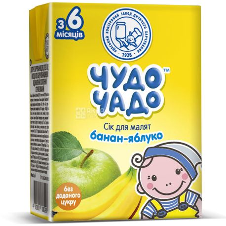 Chudo-Chado, 200 ml, juice, Banan-Apple, m / y