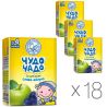 Чудо Чадо, Упаковка 18 шт. х 0,2л, Сок для детей с 4 месяцев Слива-яблоко с мякотью