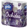 Grite Orchidea, 4 рул., Туалетная бумага Грите Орхидея, 3-х слойная
