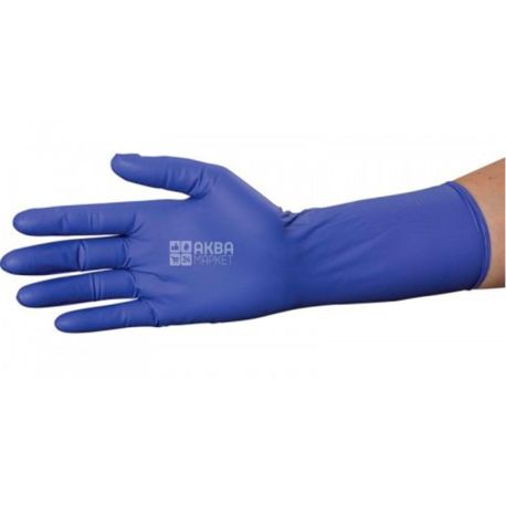 Cobalt Basic-Plus, 200 шт., Перчатки нестерильные нитриловые, без напыления, синие, Размер L