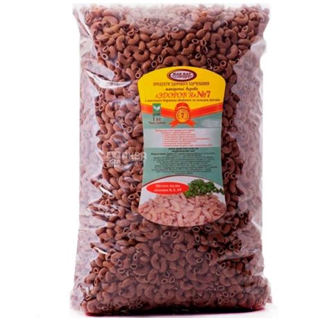 Mak-Var Ecoproduct No. 7, 1 kg, Rye pasta with malt, Health