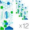Super Fresh, 12 упаковок по 72 шт., Вологі серветки, Антибактеріальні