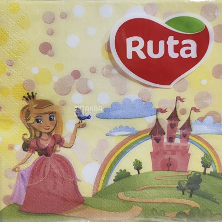 Ruta, 20 PCs., Ruta, paper Napkins, fairy Tale, 33x33 cm, double-layer