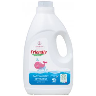 Friendly Organic, 2 л, Гель для стирки цветных и белых вещей, органический