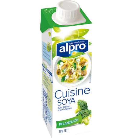 Alpro, Cuisine Soya, 250 ml, Alpro soy cream, 14%