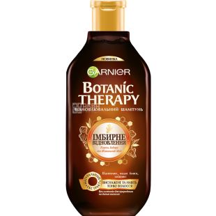 Garnier, Botanic Therapy, Имбирное Восстановление, 400 мл, Шампунь для истощенных и тонких волос