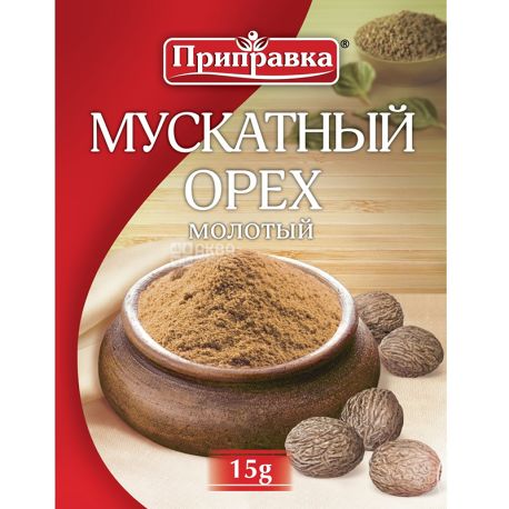 Приправка, Мускатний горіх, мелений, 15 г