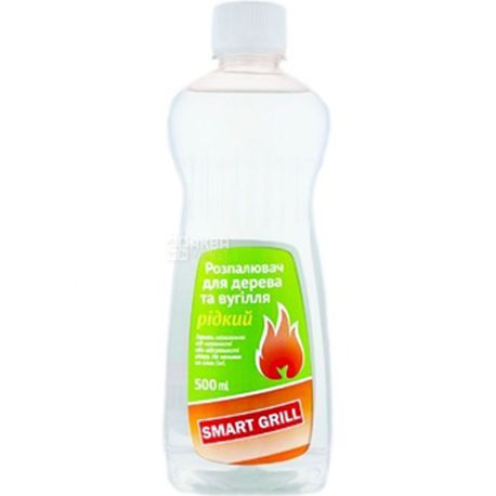 Smart grill, Liquid lighter for wood and charcoal, 0.5 L