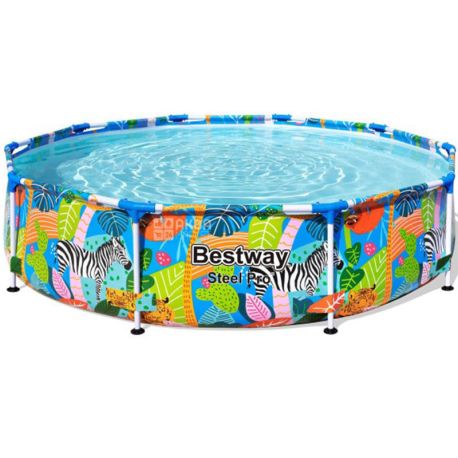 Bestway, Каркасний басейн, блакитний, 3.05 х 66 см