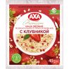 АХА, 40 г, Каша овсяная, с клубникой, моментального приготовления