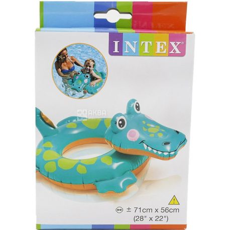 Intex, Inflatable ring for children, Animals, in stock