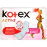 Kotex, Ultra Active Super, 7 шт., Прокладки гигиенические, для спорта, 5,5 капель