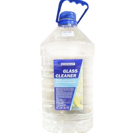 Donat, 5 л, Донат, Жидкое средство для мытья стекла, прозрачное