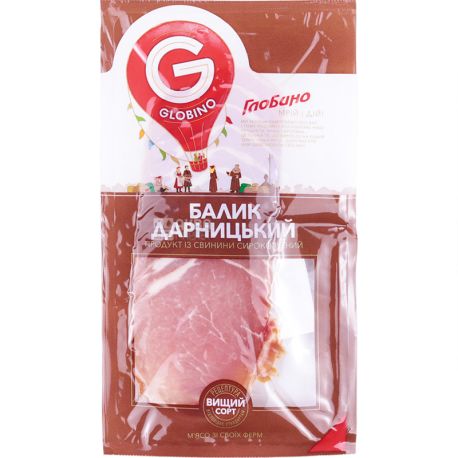 Globino Darnitskiy Balyk smoked, sliced, 80 g