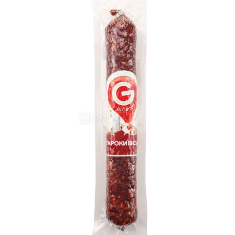 Globino, Smoked Sausage, Starokievskaya, 1 grade, 270 g