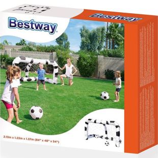 Bestway, Надувные Футбольные ворота, с 2 мячами, 122 х 137 х 213 см