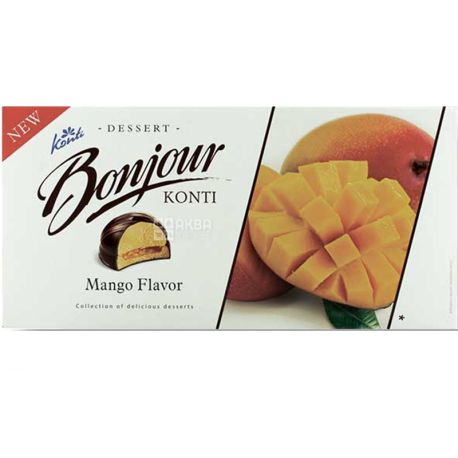 Bonjour, Mango, 232 г, Десерт зі смаком манго