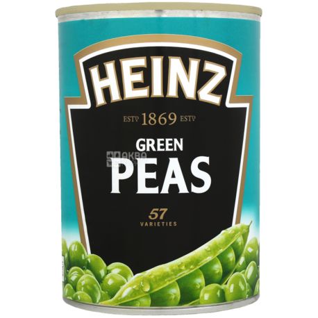 Heinz, Green Peas, 400 г, Зелений горошок