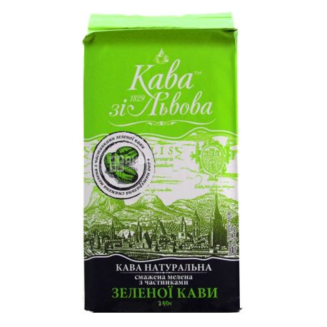 Kava zі Lviv, Ground coffee, with particles of green coffee, 240 g
