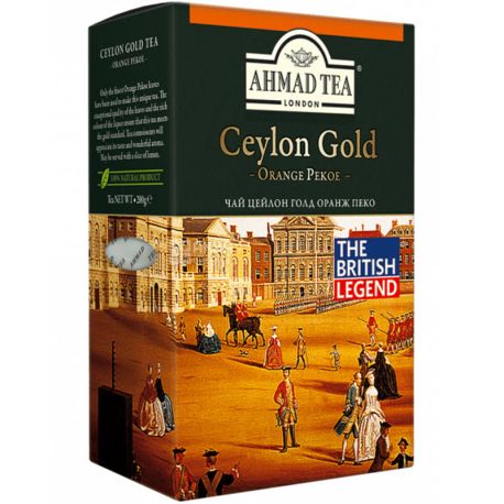 Ahmad Tea, Оранж Пеко Голд, 200 г, Чай листовий, чорний