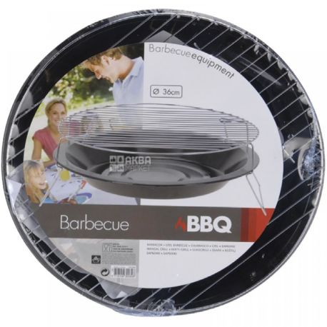 Grill round, 2 legs, 36 cm
