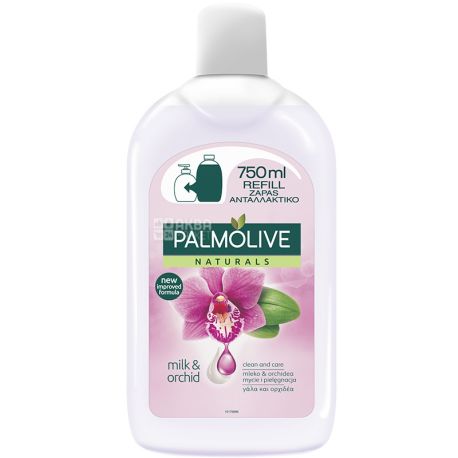 Palmolive Натурель Розкішна м'якість, 750 мл, Рідке мило, Чорна орхідея
