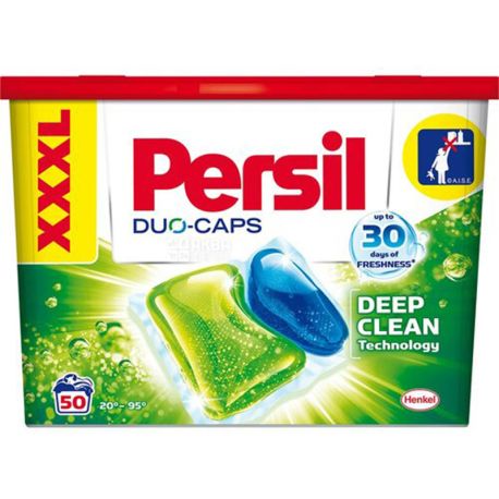 Persil, Duo-Caps, 50 шт., Капсули для прання