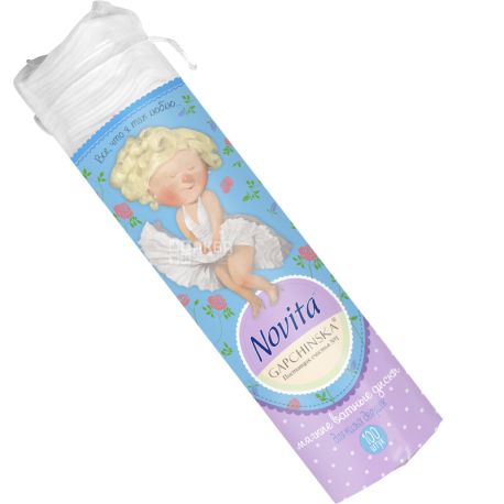 Novita, Gapchinska, 100 шт., Ватные диски