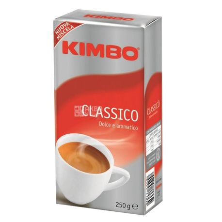 Kimbo Classico, 250 г, Кофе Кимбо Классико, средней обжарки, молотый