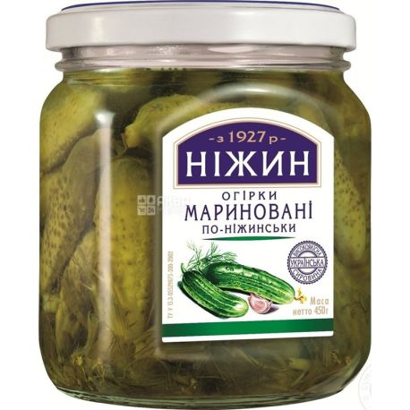 Ніжин, Огірки консервовані по-Ніжинськи, 450 г
