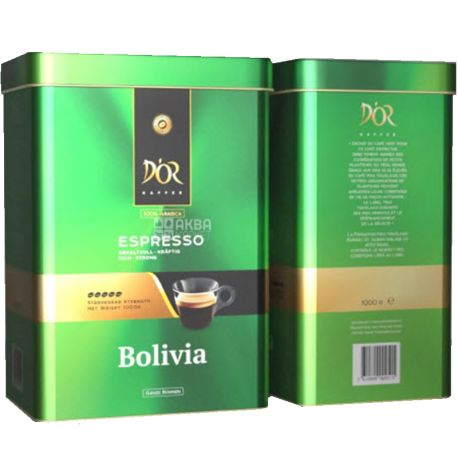 D'OR, Espresso Bolivia 1 kg, Espresso Bolivia Coffee, Grain