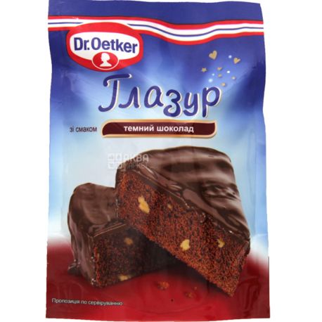 Dr. Oetker, 100 g, Dark Chocolate Flavor