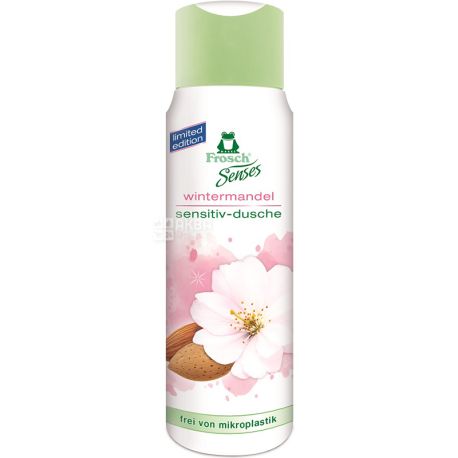 Frosch, Sensitive, 300 мл, Гель для душа, Миндаль