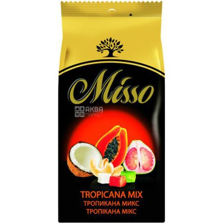 Misso, Тропикана Микс, 125 г, Ассорти сухофруктов