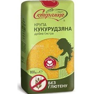 Сквирянка, Экстра №108, 800 г, Крупа кукурузная мелкая, без глютена